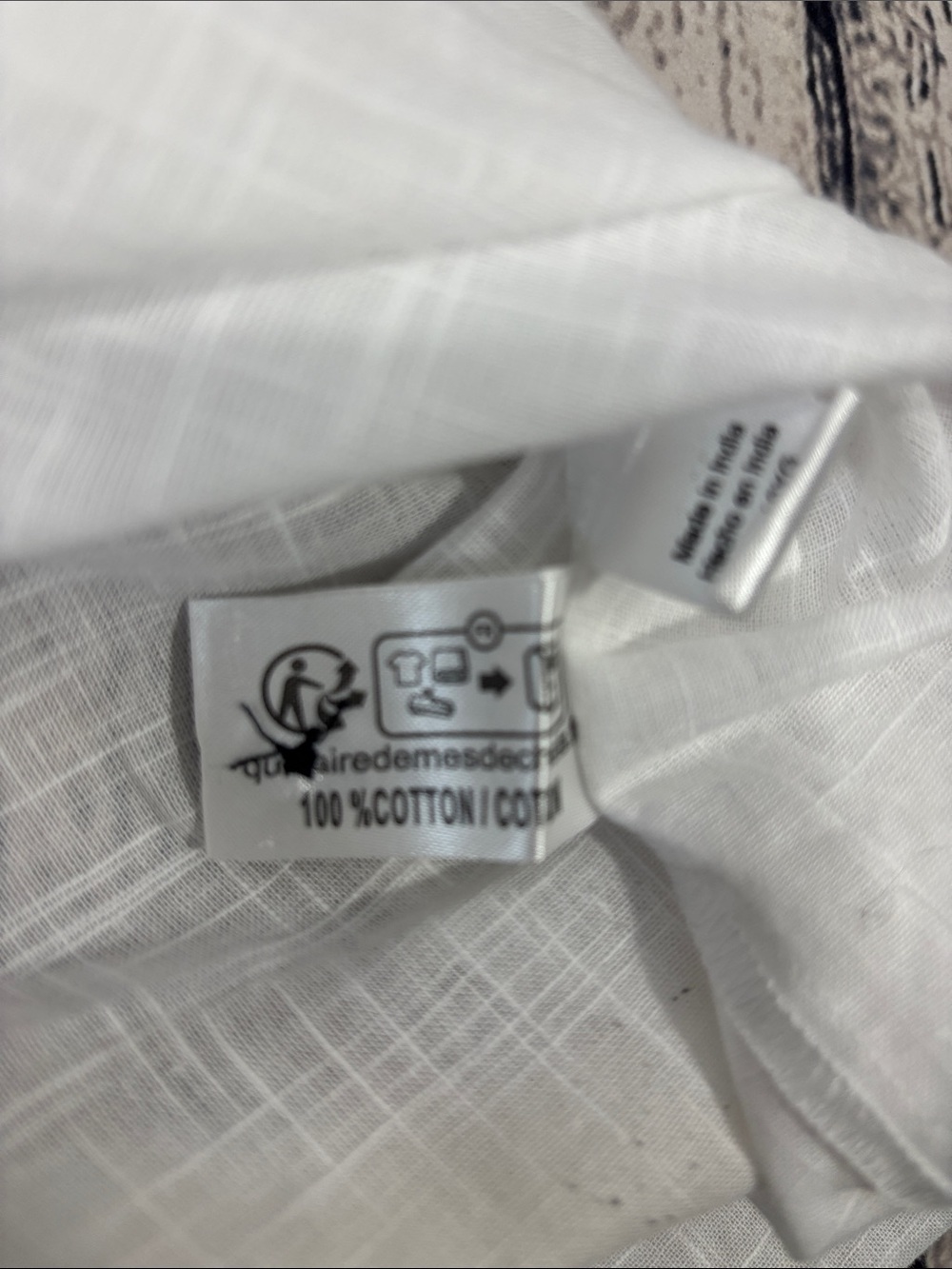 Men's White Short-Sleeve Cotton Casual Button-Down Shirt by Blanc du Nil - Picture 7 of 8